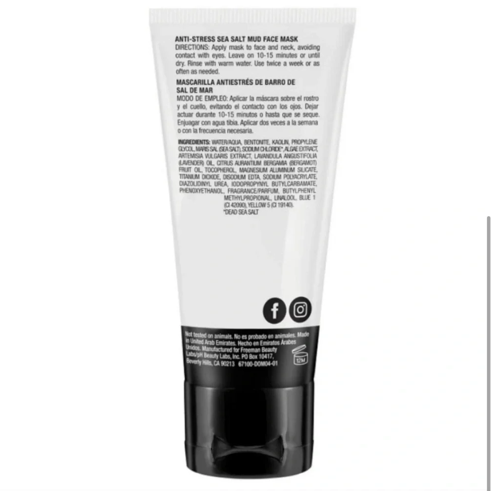 Anti-Stress Sea Salt Mud Face Mask - Picture 4 of 5
